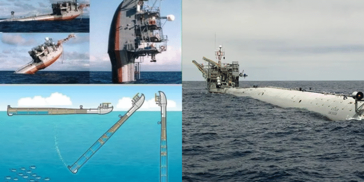 RV FLIP: Revolutionizing Ocean Research with Its Unique Flipping Capability